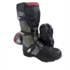 3 Custom Black, Grey & Red Motocross Racing Boots | Peritum Moto