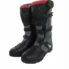Custom Black Grey Motocross Boots | Off-Road Riding Footwear