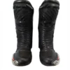 Custom Black Motorcycle Boots | Pro Leather Racing Boots