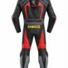 121 Custom Black & Gold 1-Piece Leather Motorcycle Suit | Peritum Moto