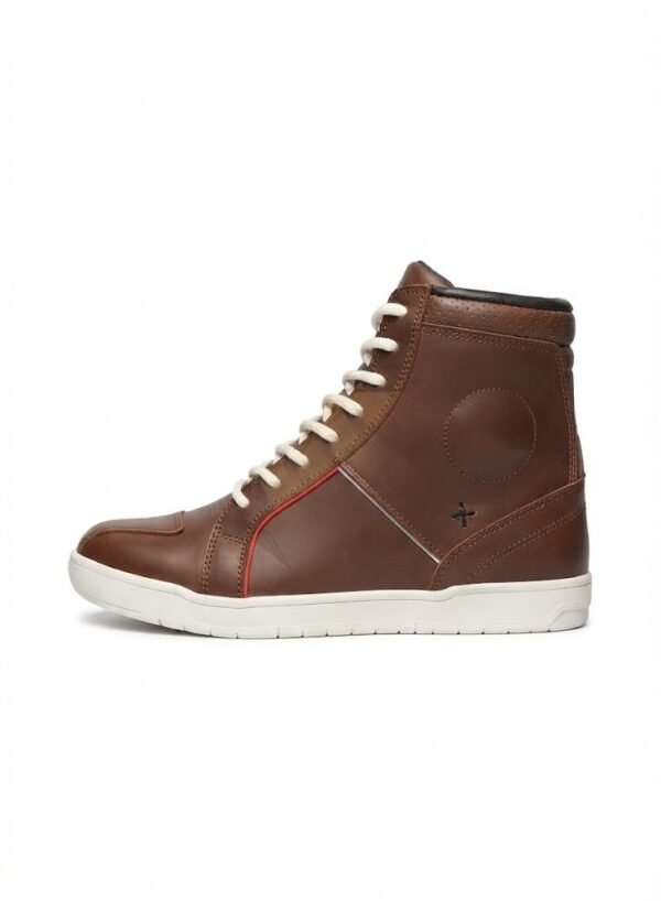 Custom Brown Leather Motorcycle Riding Shoes | Peritum Moto