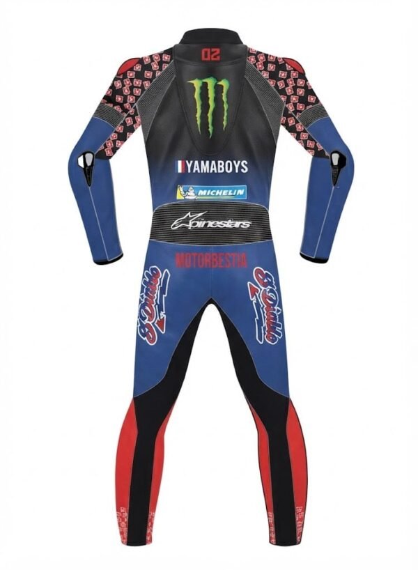 Custom Monster Style 1-Piece Leather Motorcycle Racing Suit | Peritum Moto