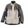 joco Custom Grey & Beige Adventure Touring Motorcycle Jacket | Peritum Moto